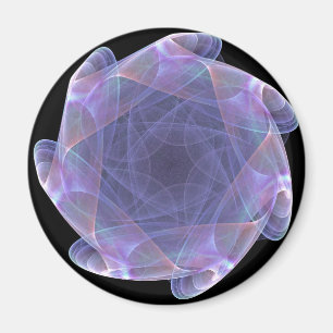 Imã fractal roxo