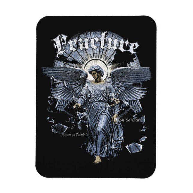 Ímã Fracture - Gothic Streetwear Design (Vertical)