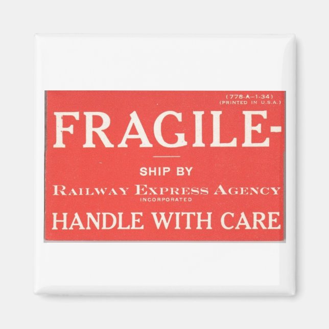 Imã Frágil caminho de ferro     (Frente)