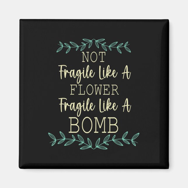 Imã Frágil Como Uma Flor Mas Uma Bomba Feminista 1 (Frente)