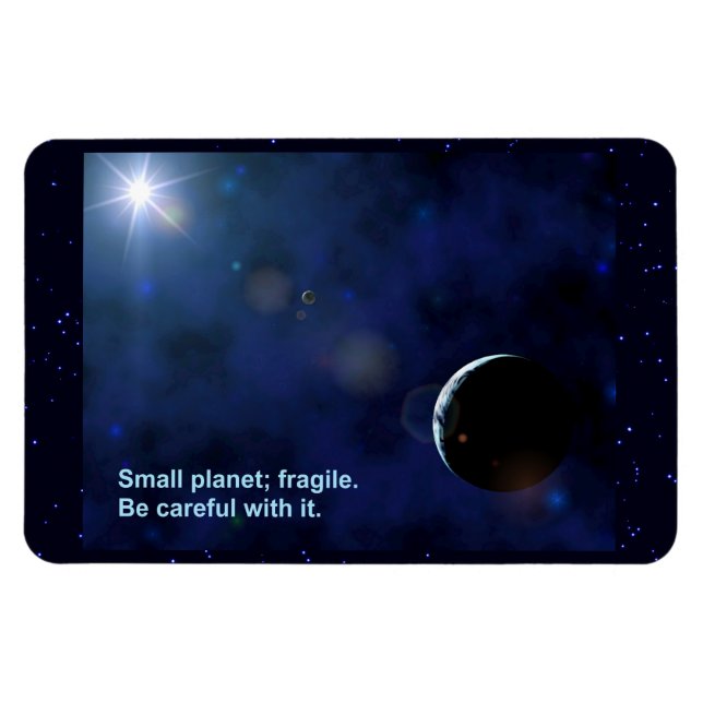 Ímã Frágil Planeta (Horizontal)