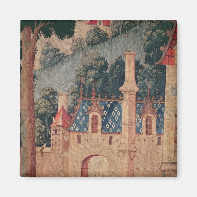 Imã Fragmentação de uma tapeçaria medieval (Frente)