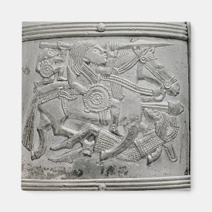 Imã Fragmento de capacete, de Sutton Hoo Treasure