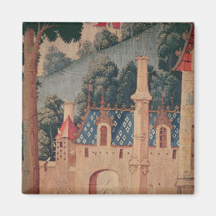 Imã Fragmento de uma tapeçaria medieval