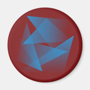 Imã Fragmentos azuis flutuantes