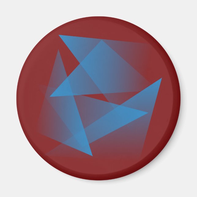 Imã Fragmentos azuis flutuantes (Frente)