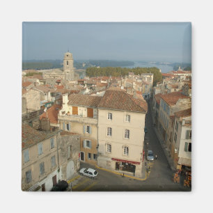 Imã França, Arles, Provença, vista da cidade de