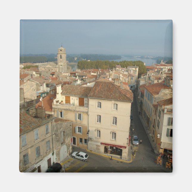 Imã França, Arles, Provença, vista da cidade de (Frente)