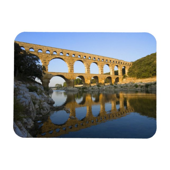 Ímã França, Avignon. O aqueduto Pont du Gard Roman (Horizontal)