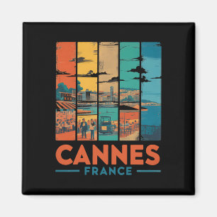 Imã França Cannes Riviera Francesa Praias Viagem Vinta