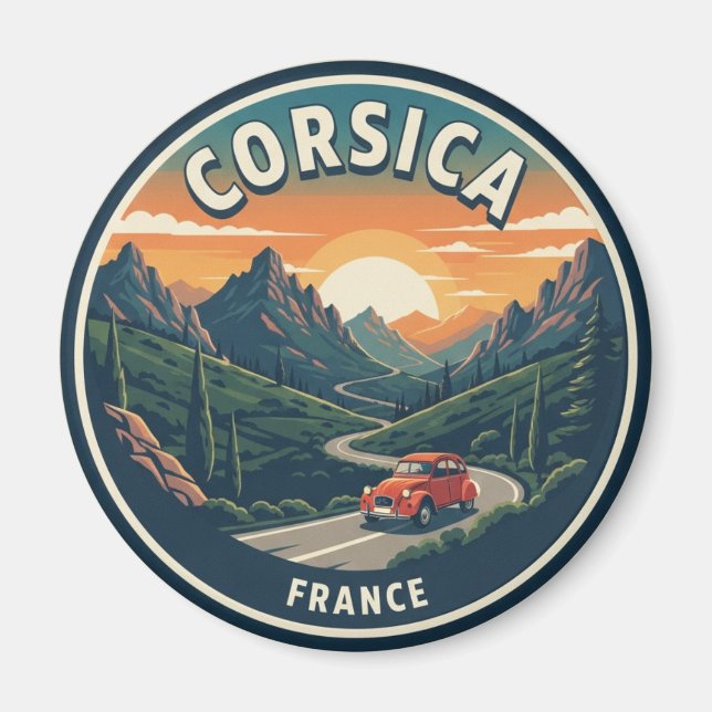 Imã França Corsica Viagem (Frente)