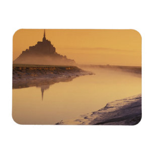 Ímã FRANÇA, Normandia Mont St. Michel. Luz da Manhã