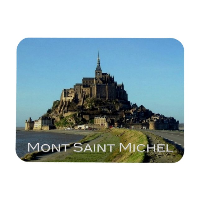 Ímã França - Normandia - Santo Mont Michel - (Horizontal)