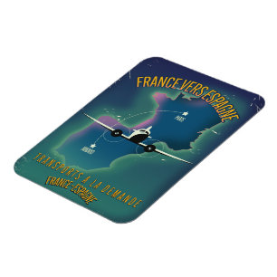 Ímã França Para poster de férias de Espanha