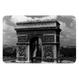 Ímã França Paris Arch Triumphal Place Etoile 1970