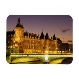 Ímã França, Paris, Conciergerie e rio Sena em