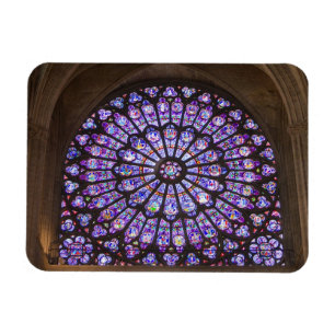 Ímã França, Paris. Detalhe interior de vitral