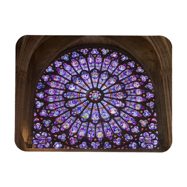 Ímã França, Paris. Detalhe interior de vitral (Horizontal)