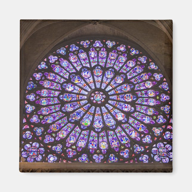 Imã França, Paris. Detalhe interior de vitral (Frente)