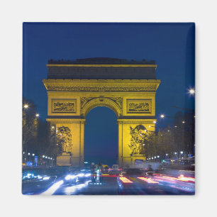 Imã França, Paris. O Arco do Triunfo e o