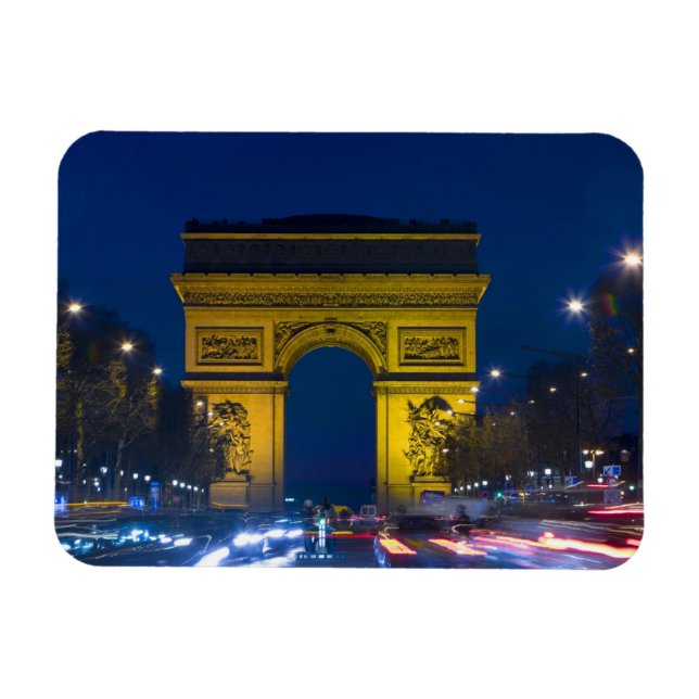 Ímã França, Paris. O Arco do Triunfo e o (Horizontal)