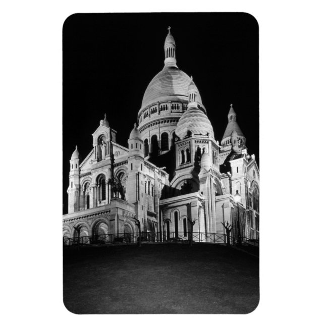 Ímã França Paris Sacre Coeur Basilica 1970 (Vertical)