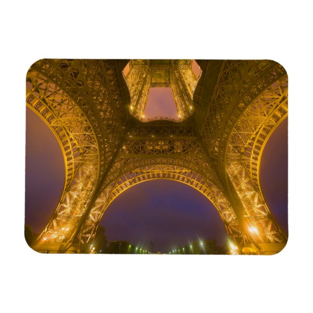 Ímã França, Paris. Torre Eiffel iluminada às 2 (Horizontal)