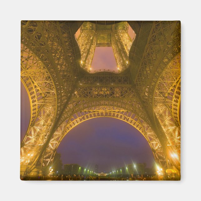 Imã França, Paris. Torre Eiffel iluminada às 2 (Frente)