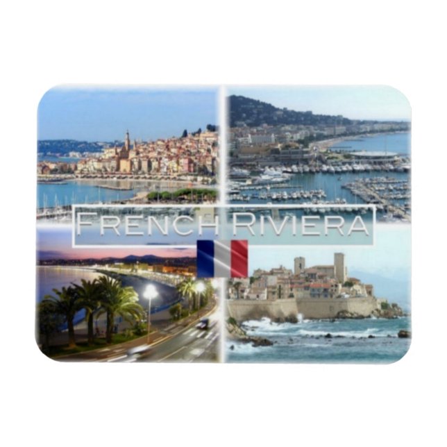 Ímã França - Riviera Francesa - (Horizontal)