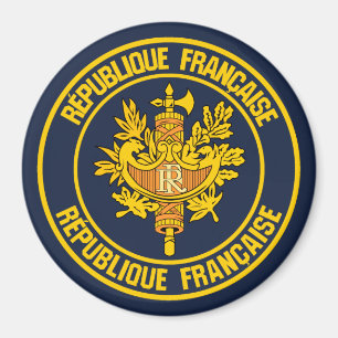Imã França Round Emblem
