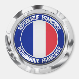 Imã França Round Emblem