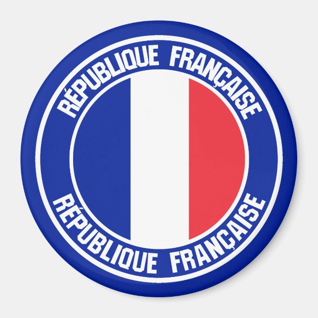 Imã França Round Emblem (Frente)