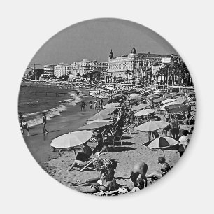 Imã França vintage Cannes a praia