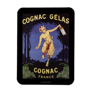 Ímã FrançaCognac Gelas Promocional PosterFrança