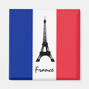 Imã France Magnet, Torre Eiffel, Férias, Bandeira Fran