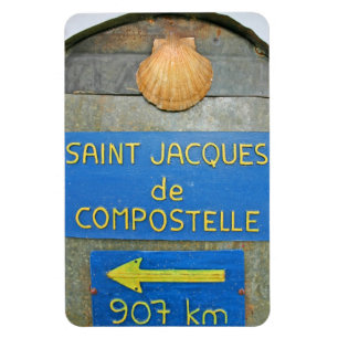 Ímã Francês Camino 1 de Waymark