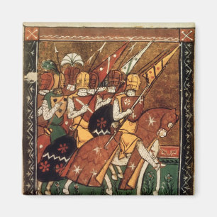 Imã Franco 9084 f.20v: Cavaleiros a cavalo