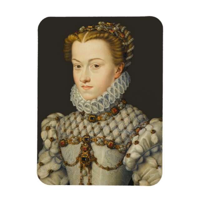 Ímã Francois Clouet - Elisabeth da Áustria (Vertical)