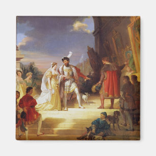 Imã Francois mim com Leonardo da Vinci