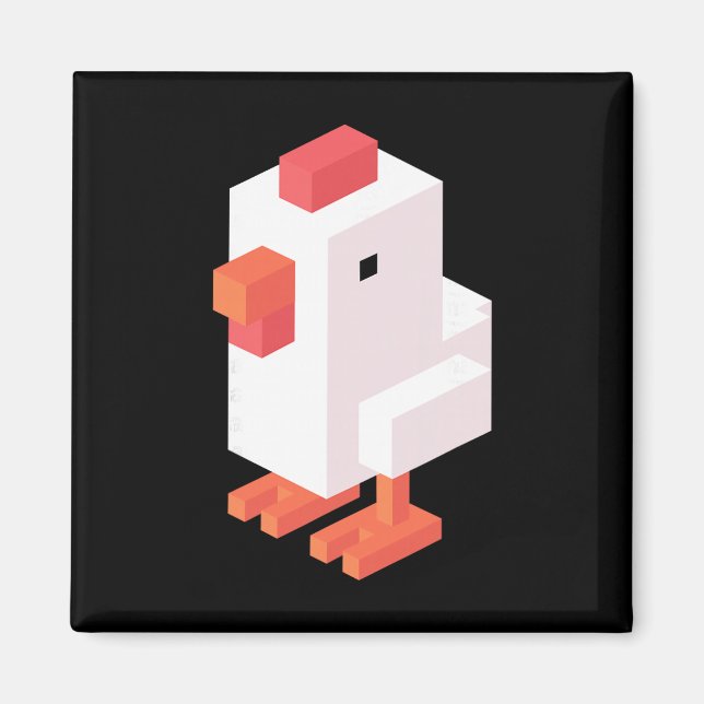 Imã Frango Crossy Road Clic  (Frente)