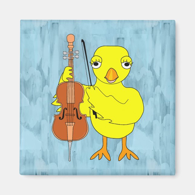 Imã Frango de violoncelo (Frente)