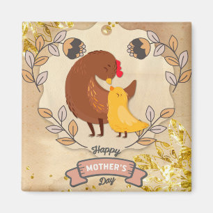Imã Frango e Pintinho de diversão gentil com Dia de as