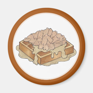 Imã Frango e Waffles, Comida Neerlandesa Amish