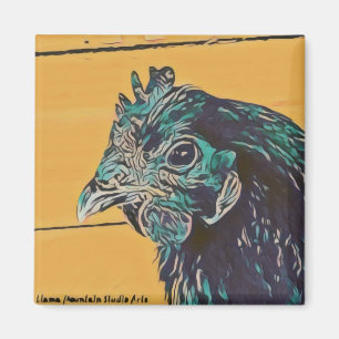 Imã Frango Estilizado #1