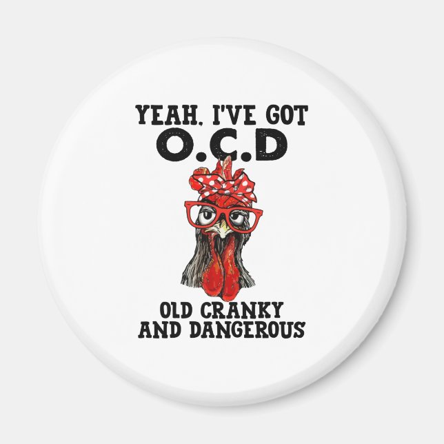 Imã Frango irritado e perigoso (Frente)