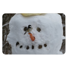 Ímã Frango no Nose do Carrot Snowman