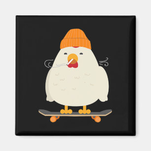 Imã Frango Skatista Legal Skate