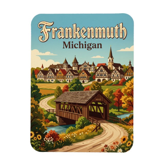 Ímã Frankenmuth EUA (Vertical)