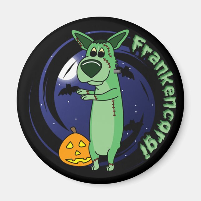 Imã Frankenstein Corg Magnet (Frente)