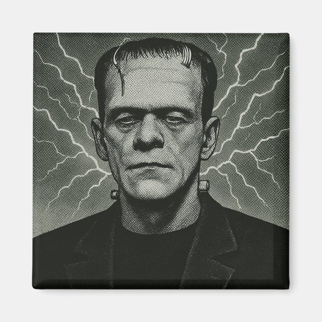 Imã Frankenstein Electricity Art (Frente)